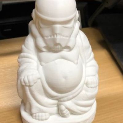 Stormtrooper Buddha bust