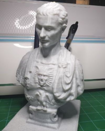 Julius Ceasar Bust head pen holder