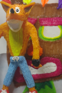 Crash Bandicoot 3d pen figurine