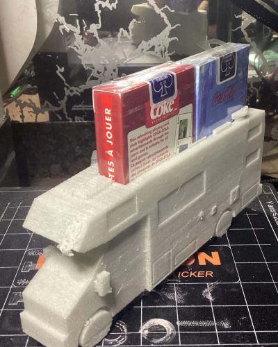 RV 2 Deck Dard Holder in white