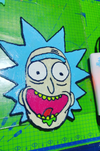 Rick & Morty 3d pen figurine