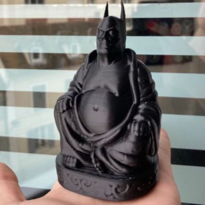 Batman Buddha figure in black